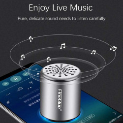 Fineblue MK-10 Speaker, Portable Wireless Bluetooth Stereo Bass Speaker with Metal Shell, Twins Speaker - astrosoar details 2
