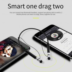 F600i Sport Headset | AstroSoar Neckband Wireless Stereo Headphones Magnetic Earbuds with voice prompt | astrosoar.com